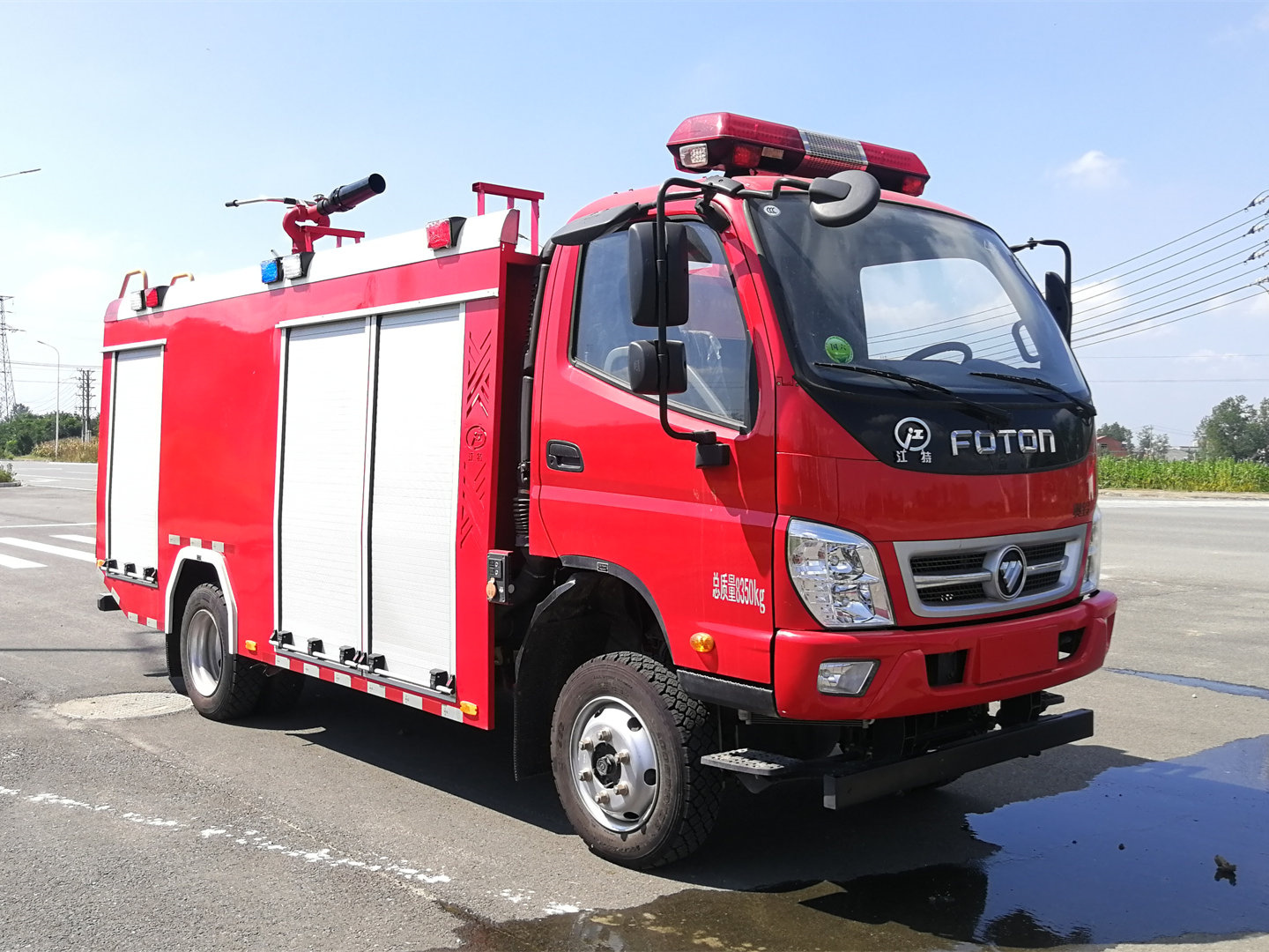2.5噸福田泡沫消防車